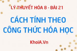 Cách xác định công thức hóa học của hợp chất và cách xác định thành phần phần trăm theo khối lượng - Hóa 8 bài 21